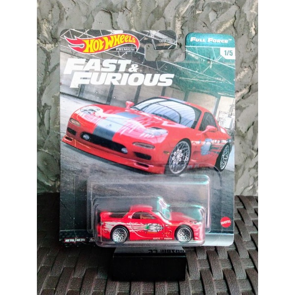 HOTWHEELS PREMIUM F&F Full Force '95 Mazda RX-7 - 2020