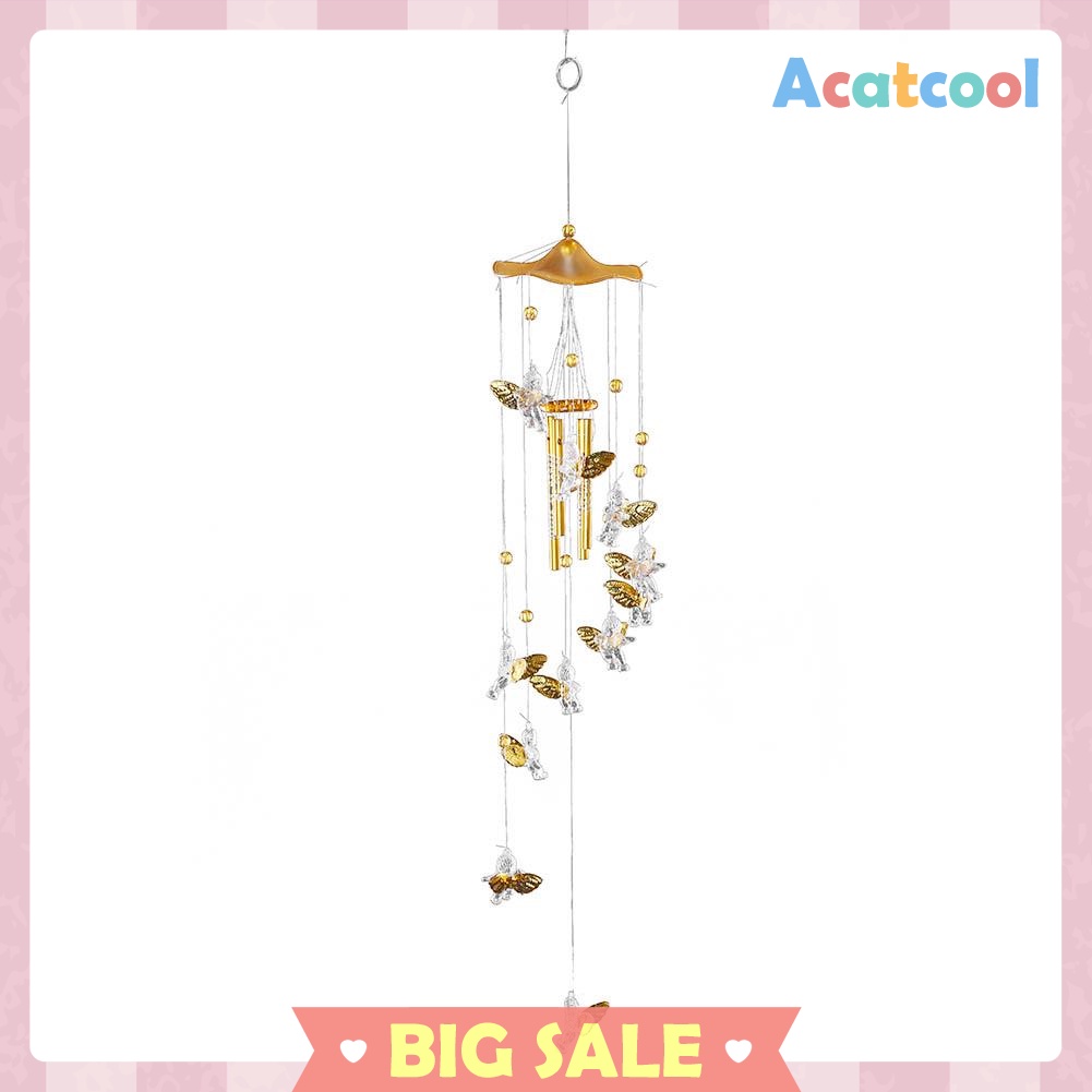 Angel Cupid Creative Bell Wind Chimes Home Yard Garden Hanging Decor