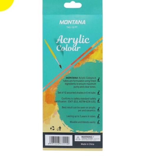 

Trend Cat Akrilik / Cat Acrylic Colour 12 Warna / Cat Lukis Kanvas,,