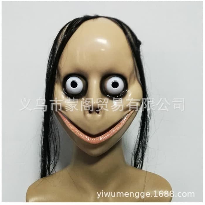 Promo Eksklusif Tomo Topeng Momo Urban Legend Halloween Seram Hantu Japan Prank Terbatas Shopee Indonesia