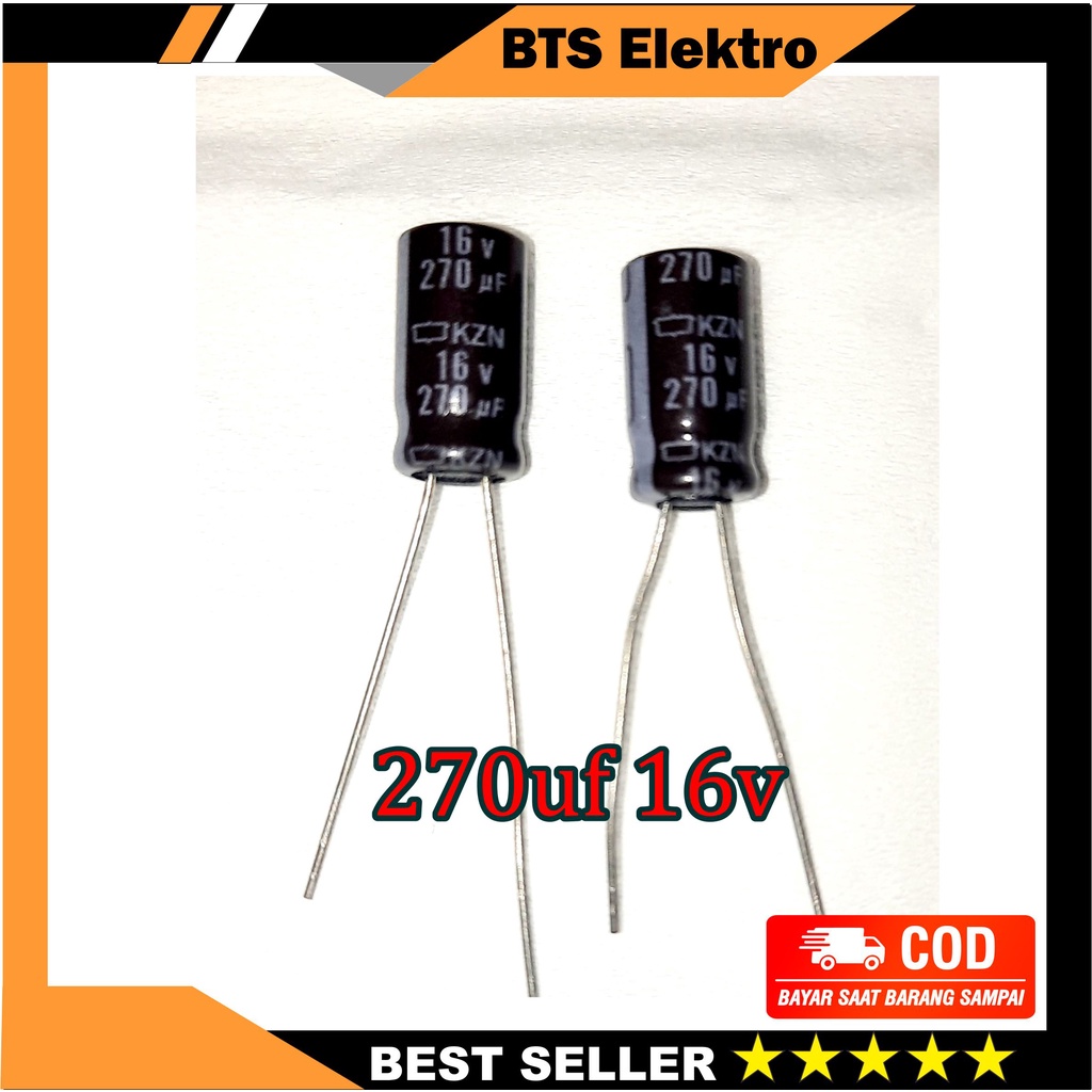 Capasitor Kapasitor Elco 270uf 16v