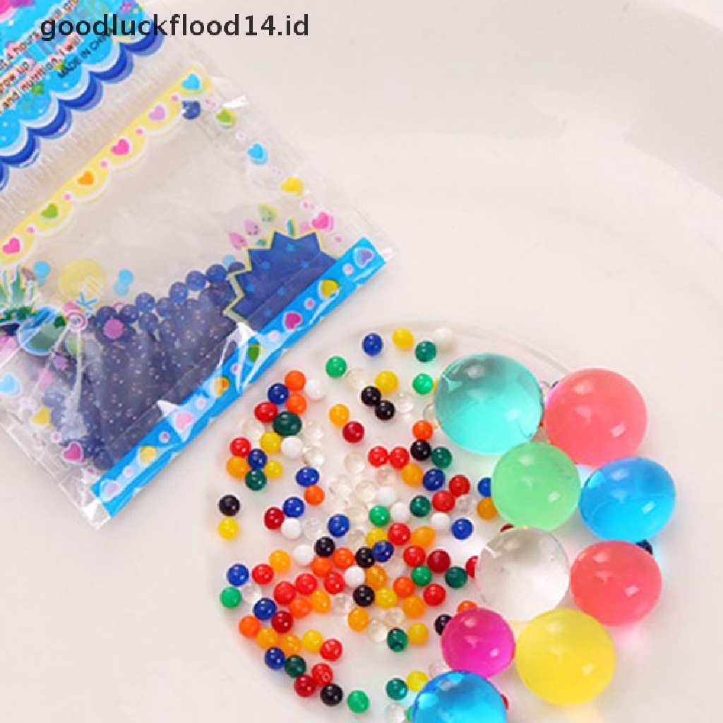 [OOID] 100 PCS Bubble Beads Water-absorbing Beads Crystal Mud Ocean Baby  Toys Colorful ID