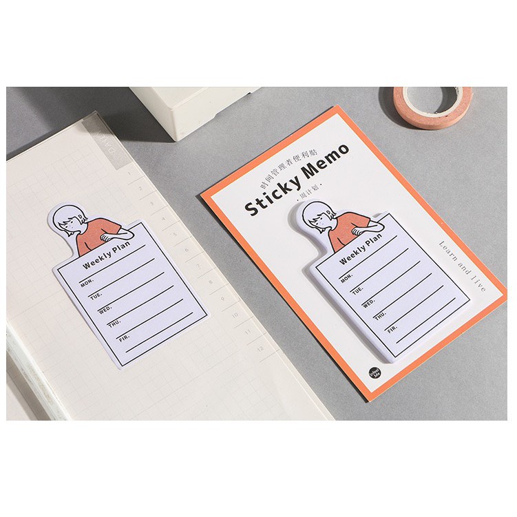 TIME MANAGER STICKY NOTE-Weekly Plan