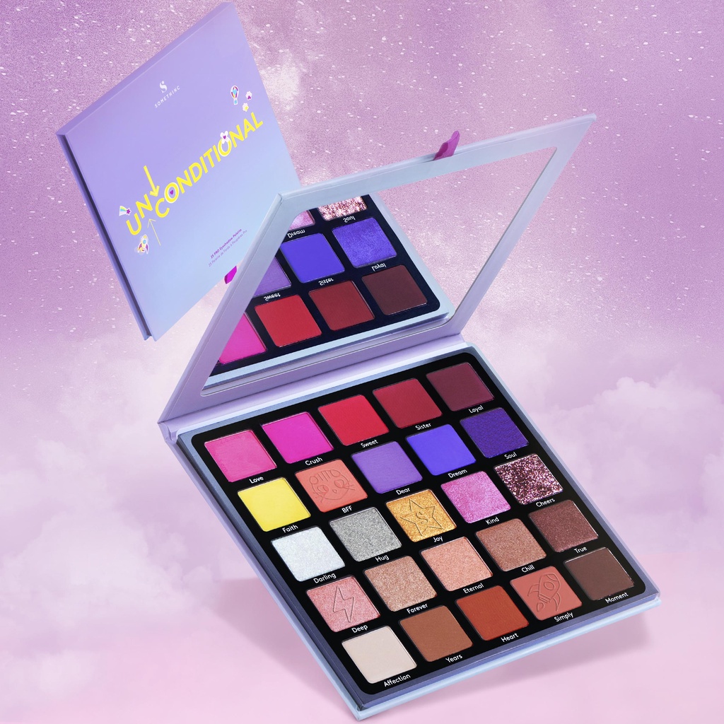 SOMETHINC POWER 25 Pro Eyeshadow Palette Unconditional Unstoppable Unbreakable Make Up Han So Hee