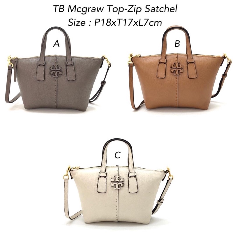 ‼️READY‼️ Tory Burch Mcgraw Top-Zip Satchel