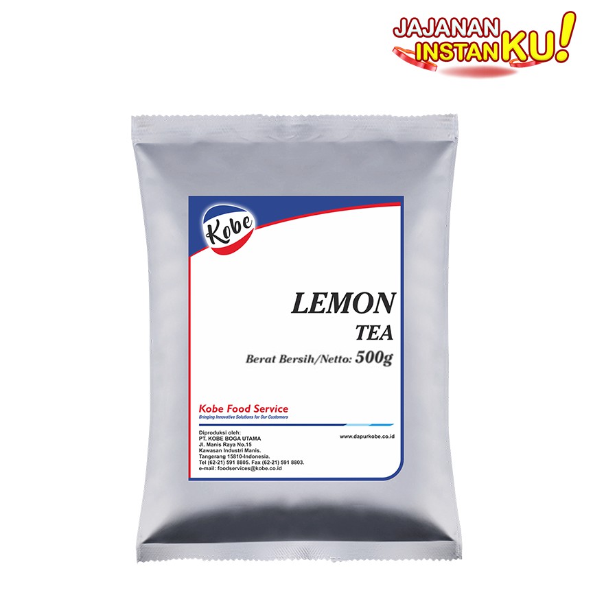 

Lemon Tea Kobe 1/2 kg /lemon tea powder 500 gr / bubuk teh lemon /minuman serbuk lemon tea