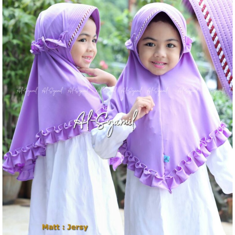 Hijab Anak Jersy Premium-Hijab Bayi-Hijab Anak Premium(Pita)