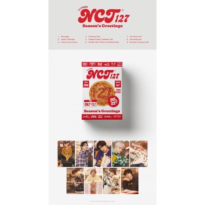 [Sharing] Ready Stock Season's Greeting 2022 SG22 NCT 127 With PC Benefit 11st Street