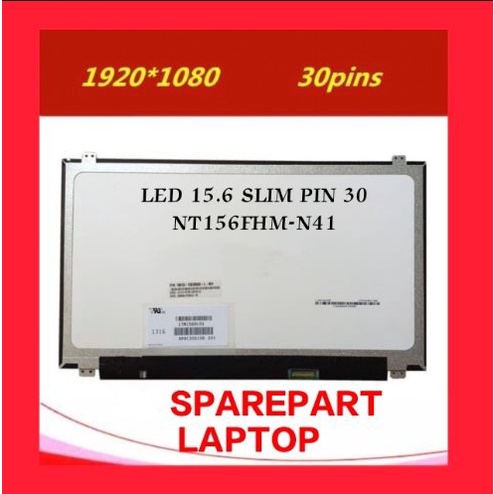 Led Lcd laptop notebook 15.6 inch 15.6&quot; slim 30 pin 30p 1080p Full HD IPS nt156fhm-n41