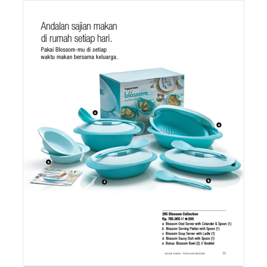 TUPPERWARE BLOSSOM COLECTION TOSCA