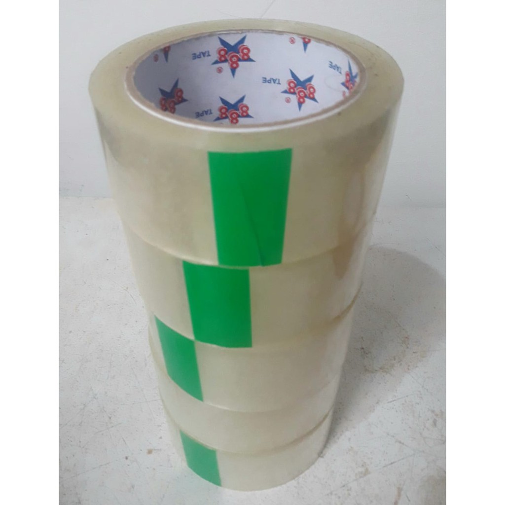 

Lakban Bening Coklat 2"inch 100 yard 48cmx100yard Murah setara Daimaru - Selotip Solatip BesarBening