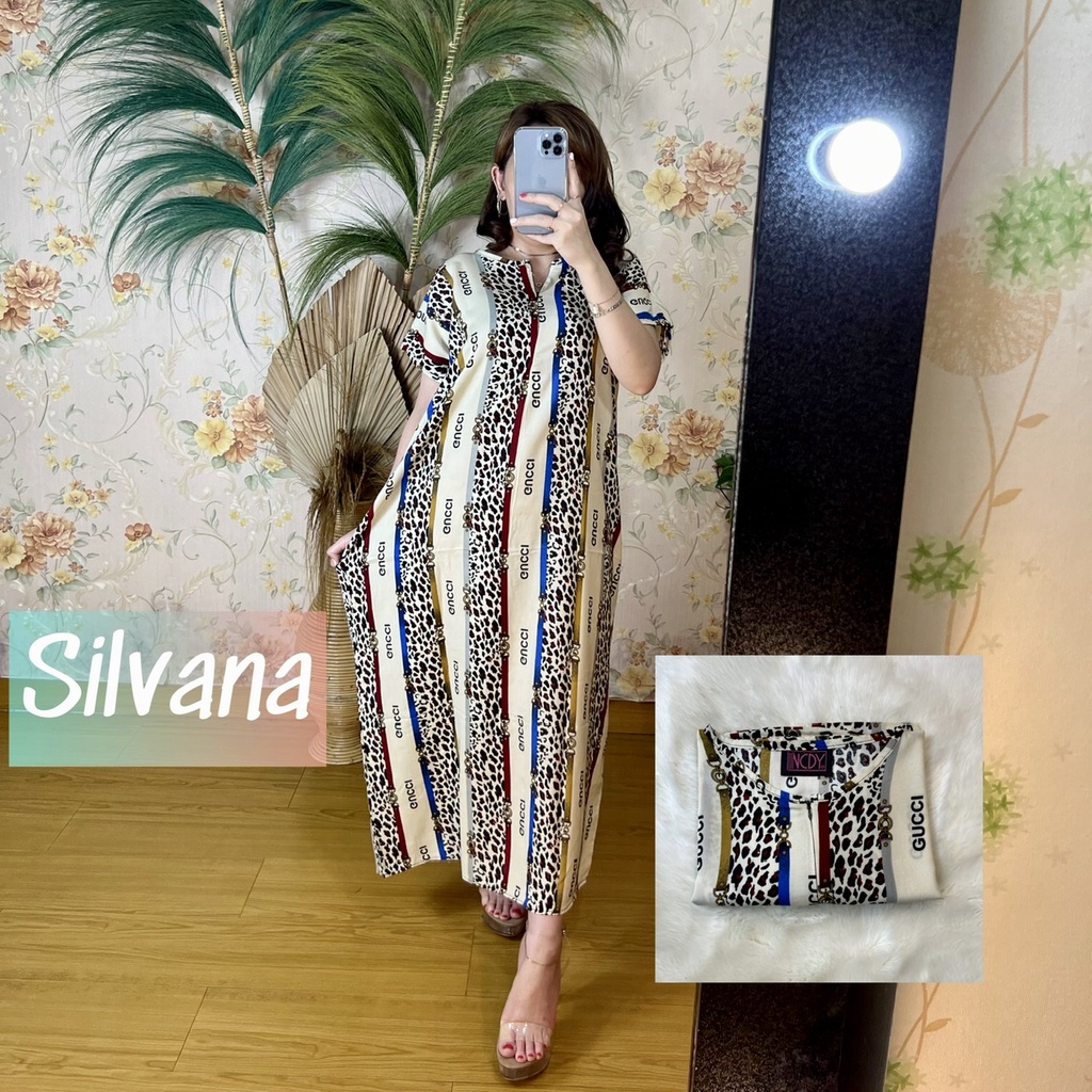 PART1 NCDY HOMEWEAR DASTER PANJANG SEMATA KAKI LD 130cm BUSUI FRIENDLY JUMBO-Silvanna