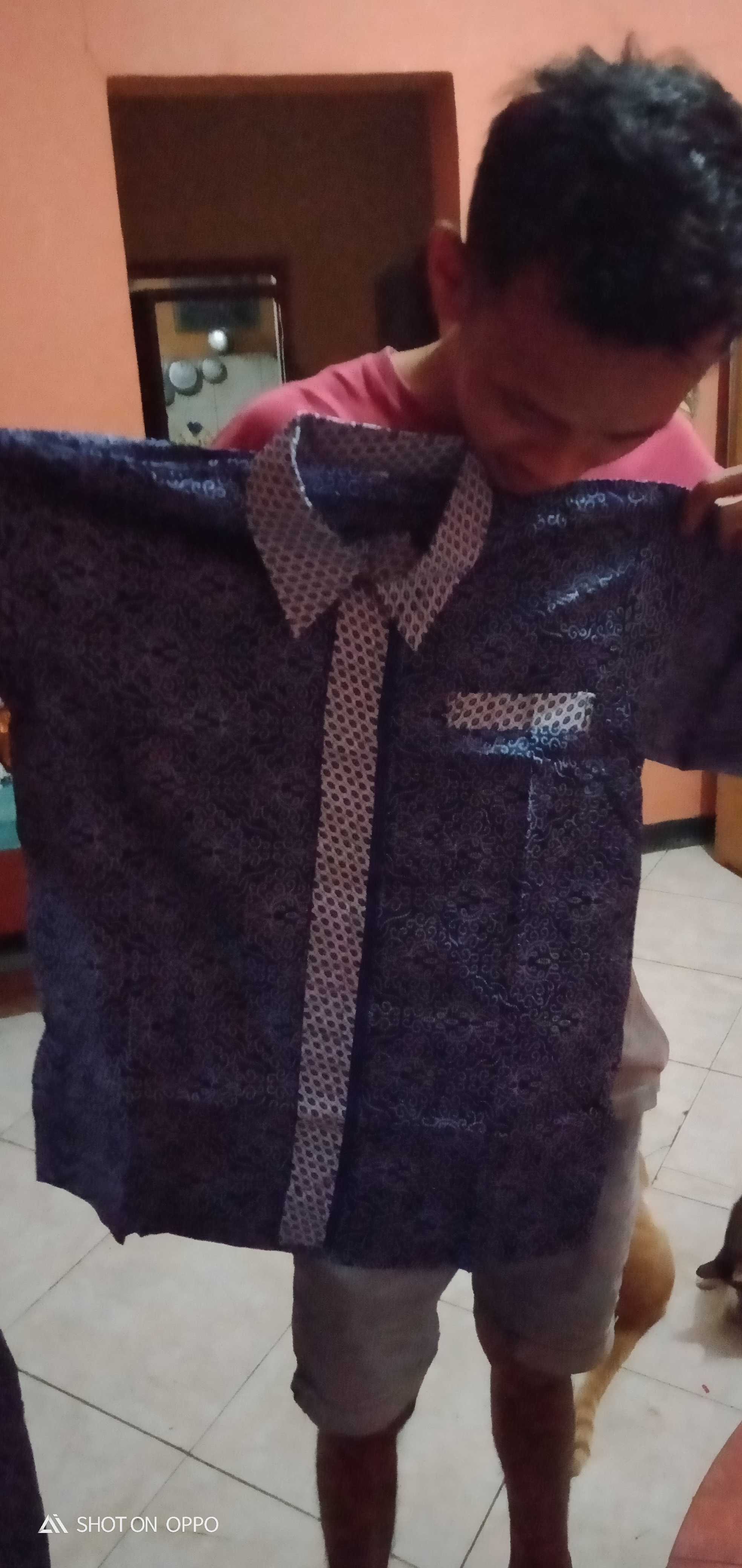 Atasan Batik Wanita Dolby Dolbi Dobby Doby Tenun Sutra Halus Best Seragam