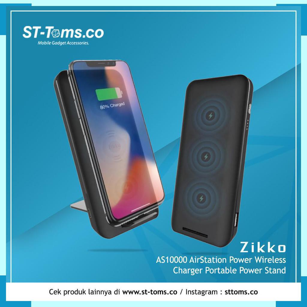 Zikko AS10000 AirStation Power Wireless Charger Portable Power Stand