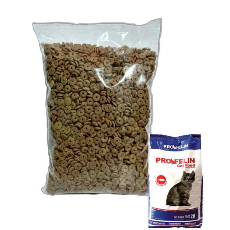 Makanan Kucing - Makanan Kucing Murah - Makanan Kucing 1 kg - Profelin 1 kg