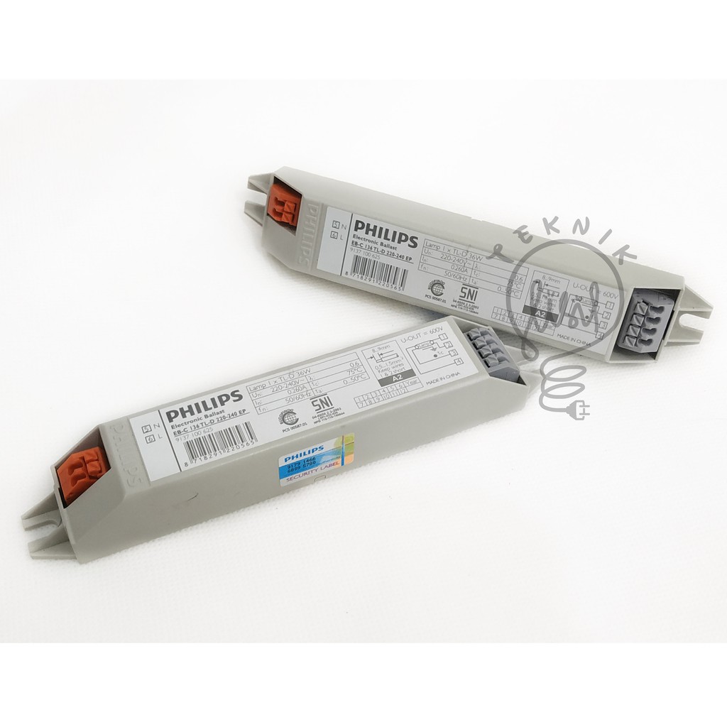 ELECTRONIC BALLAST PHILIPS 36  WATT  36  W  TRAFO LAMPU  TL  