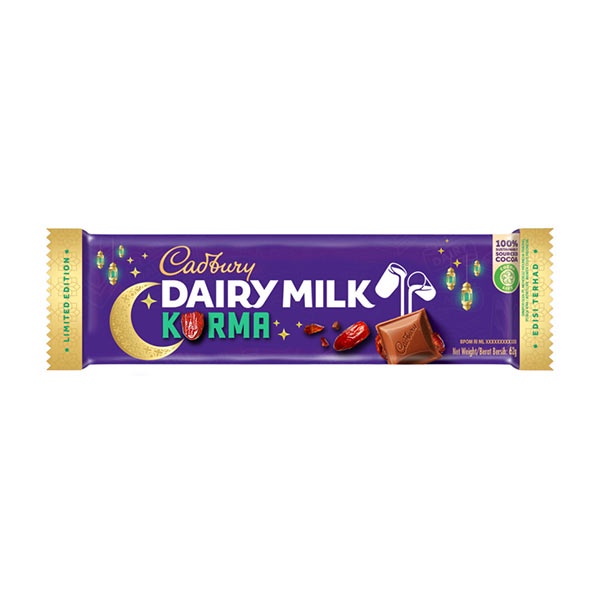 

CADBURY DAIRY MILK KURMA 62 gr