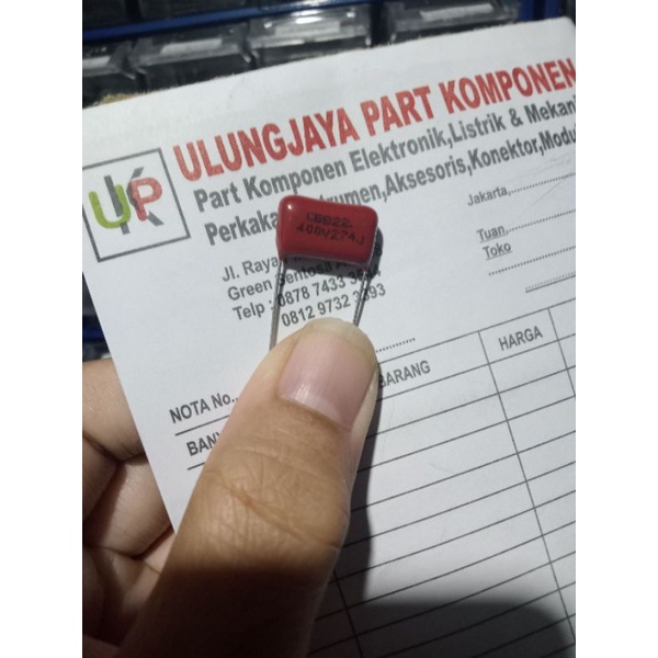 milar kapasitor 274j 400v CBB22 kapasitor milar