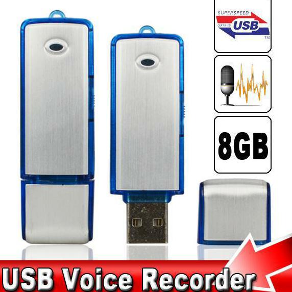PROMO Alat Perekam Suara USB voice recorder 8Gb SPY CAMERA