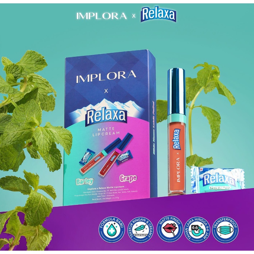 IMPLORA x RELAXA Matte Lipcream