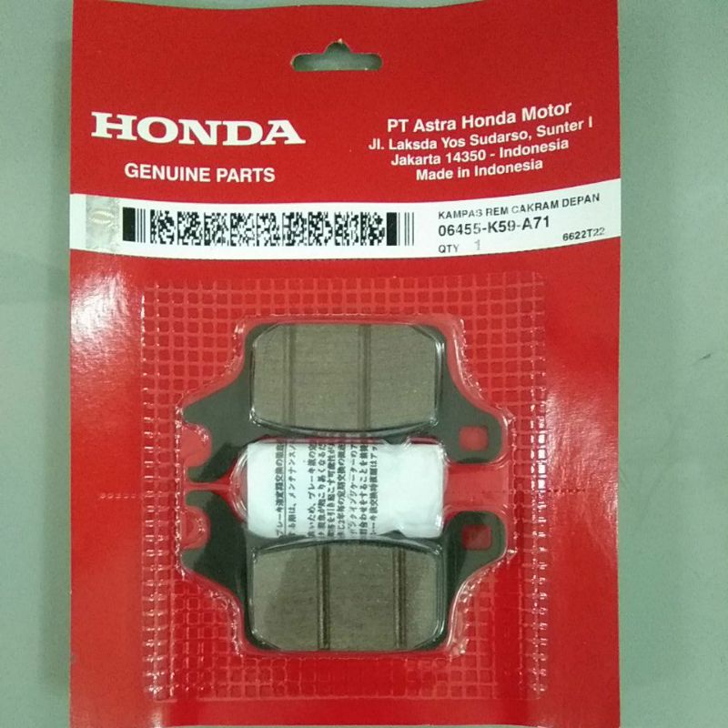 Kanvas Rem Depan New Honda Genio