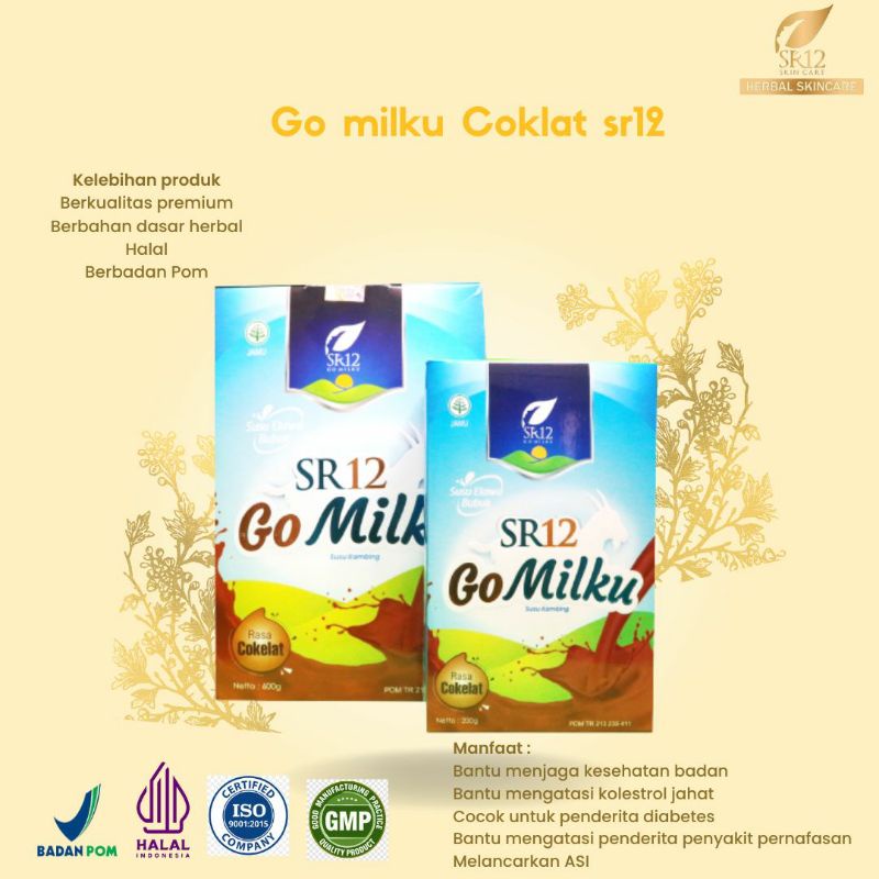 

SR12 Go Milku Susu Kambing Etawa Bubuk Bantu Atasi Masalah Pernapasan paru-paru