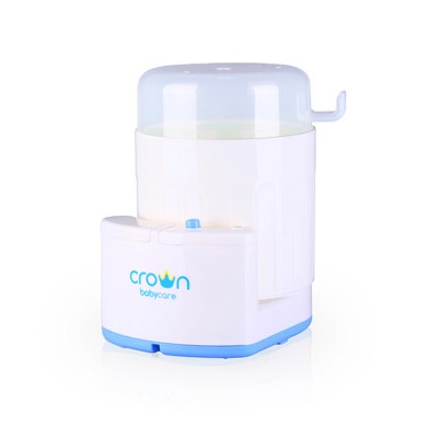 [PROMO FREE KERTAS KADO] Crown Baby 3 Bottles Steam Sterilizer Alat Steril Uap CR168