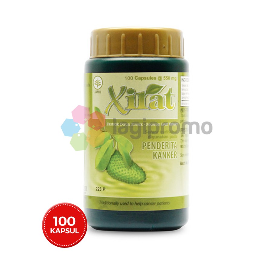 Borobudur Herbal Xirat 100 Kapsul Obat Kanker Payudara Alami