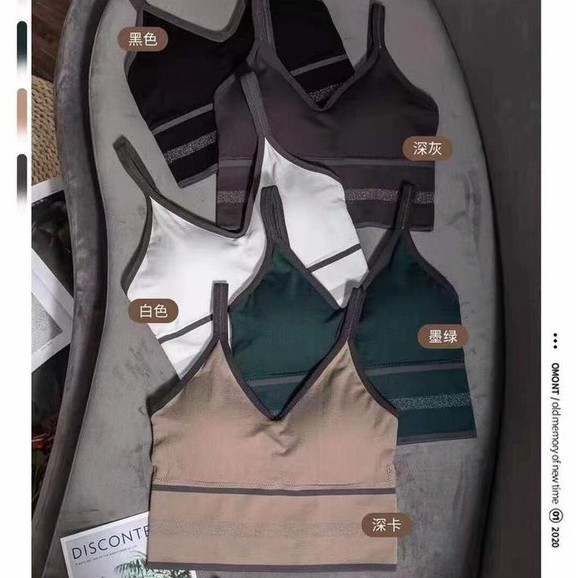 INFY - Bra Sport Wanita / Halter Tops / Tank Top / Singlet Tali / Inner / Daleman B048
