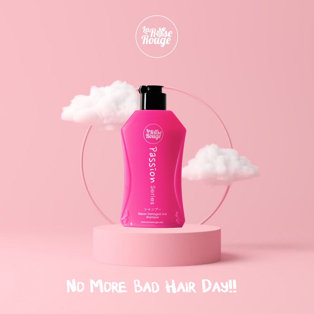 La Rose Rouge (Shampoo/Conditioner)(180ml) - Rambut Rusak/Becabang/Patah/Frizzy/Oily/Ketombe