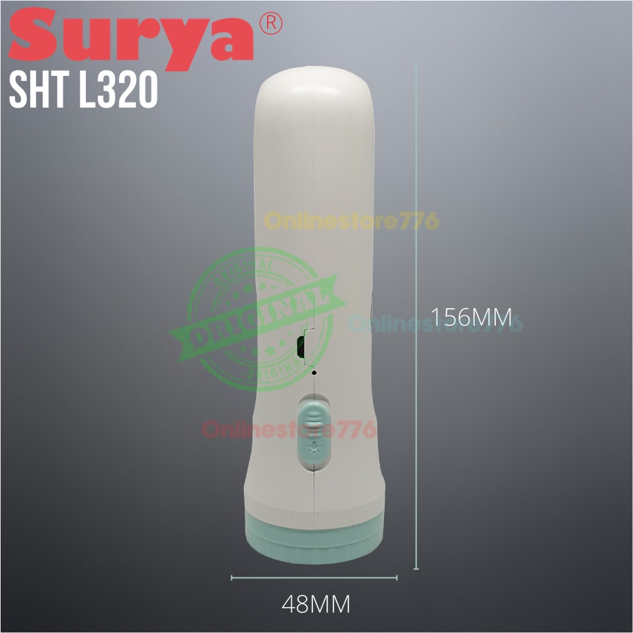 Senter SURYA SHT L320 / Lampu Emergency / Emergency Lamp / Senter LED SURYA SHT L320