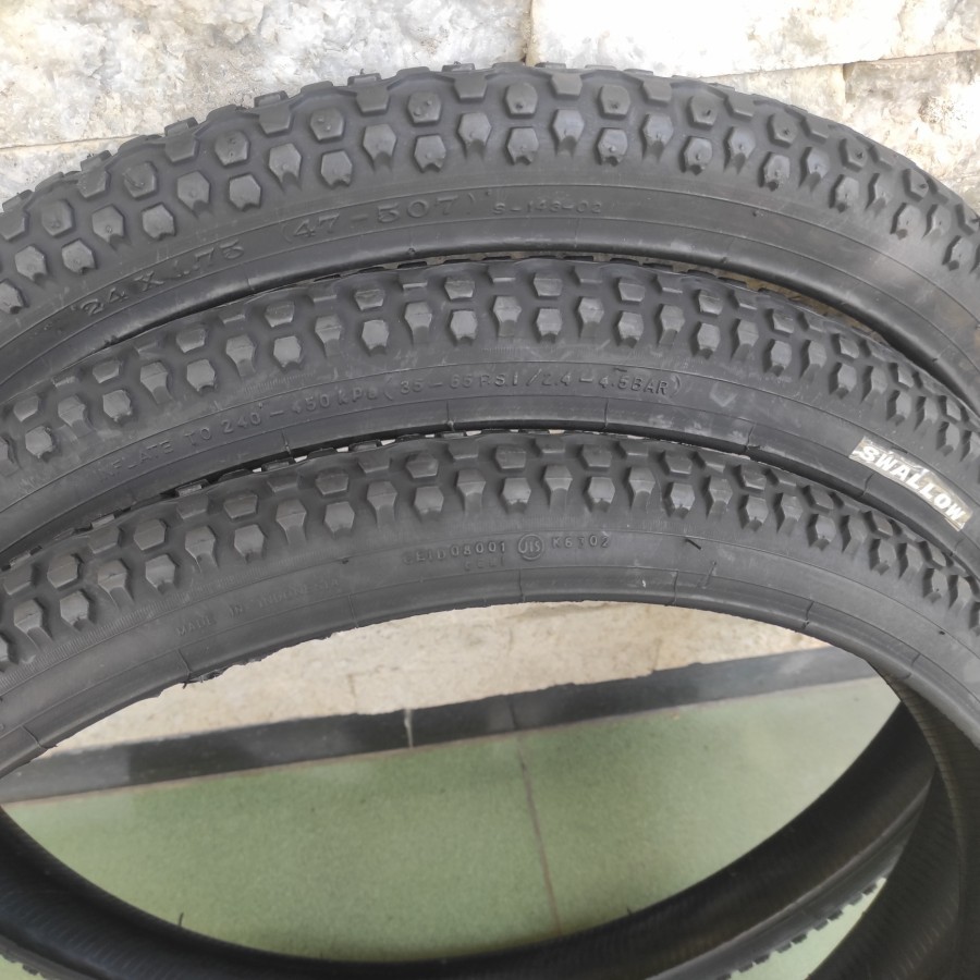 Ban Luar Sepeda MTB Mini 24 x 175 1.75 Swallow Deli Tire Original