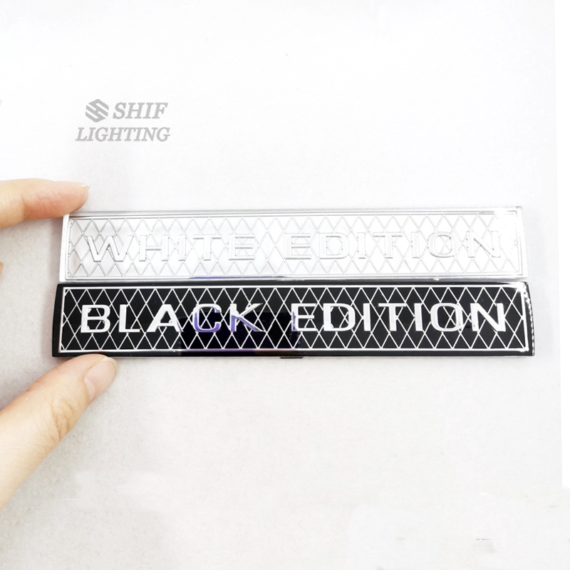 1pc Stiker Emblem / Badge Logo TOYOTA LAND CRUISER Bahan Akrilik Warna Hitam / Putih