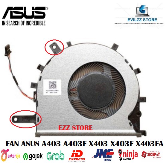 FAN KIPAS LAPTOP ASUS VIVOBOOK A403 A403F A403FA X403 X403F X403FA K403 K403F K403FA HQ23730003000 4