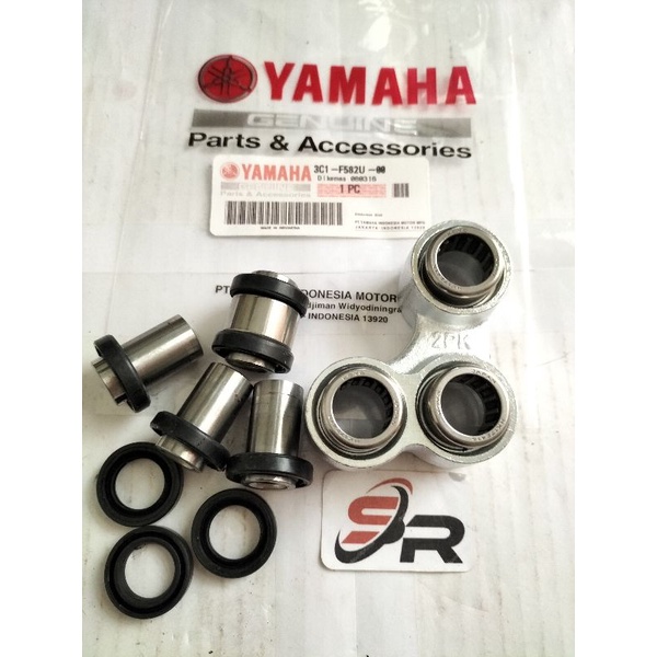 DUDUK RUMAH KOMPLIT BOSH BOS LENGAN AYUN  MONOSHOK SHOCK YAMAHA ORIGINAL VIXION NEW OLD LAMA  KELENGKAPAN PRODUK  DUDUKAN RUMAH BOS MONO  BERING KOYO JEPANG 4 PCS