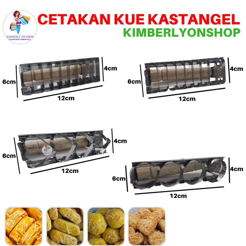 Kimberlyonshop Cetakan Kue Kering Kastangel Nastar Cookies