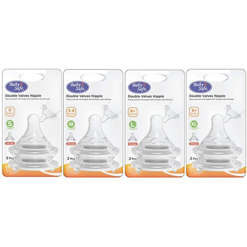 BABY SAFE BABYSAFE  WIDENECK BOTTLE Botol Susu Anak Bayi WN001 WN002 WN004 WN005 WN30 Babysafe