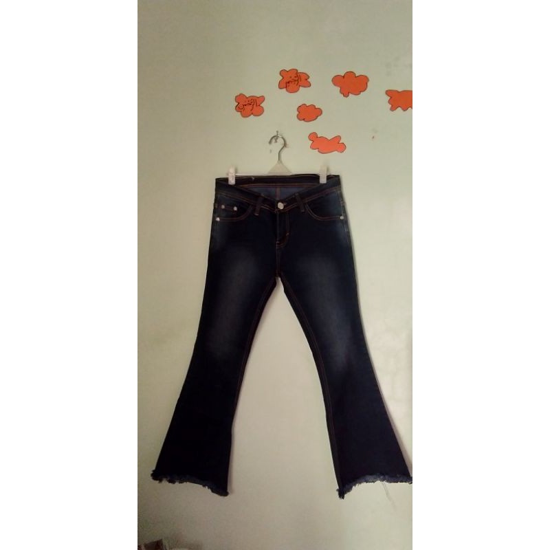 JUAL RUGI | NADELUS JEANS | Celana Jeans Cutbray Donker