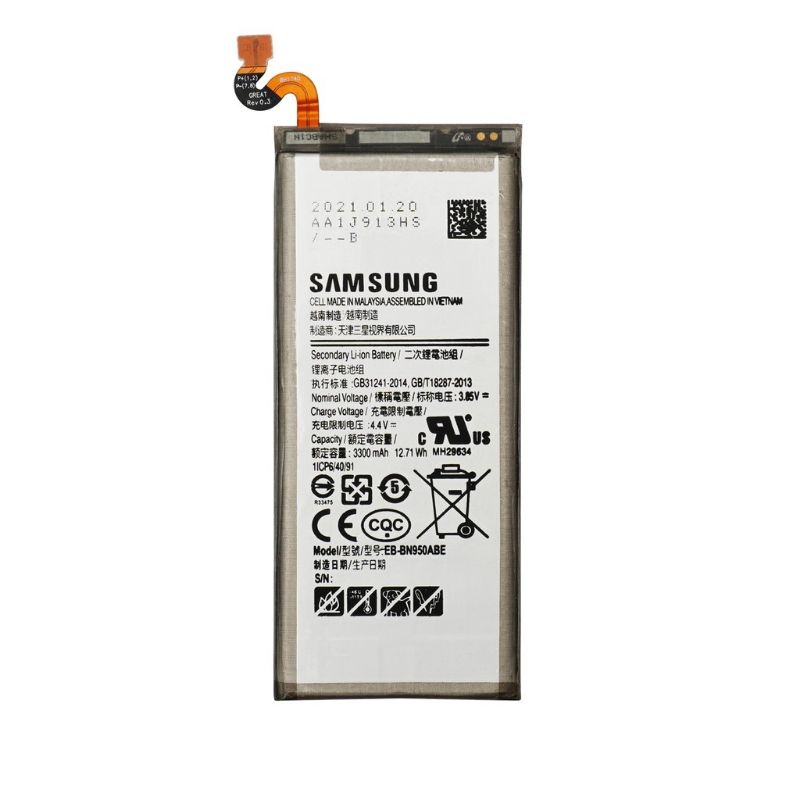 BATTERY BATRE BATRAI BATERAI SAMSUNG N950 N950F GALAXY NOTE 8 ORIGINAL