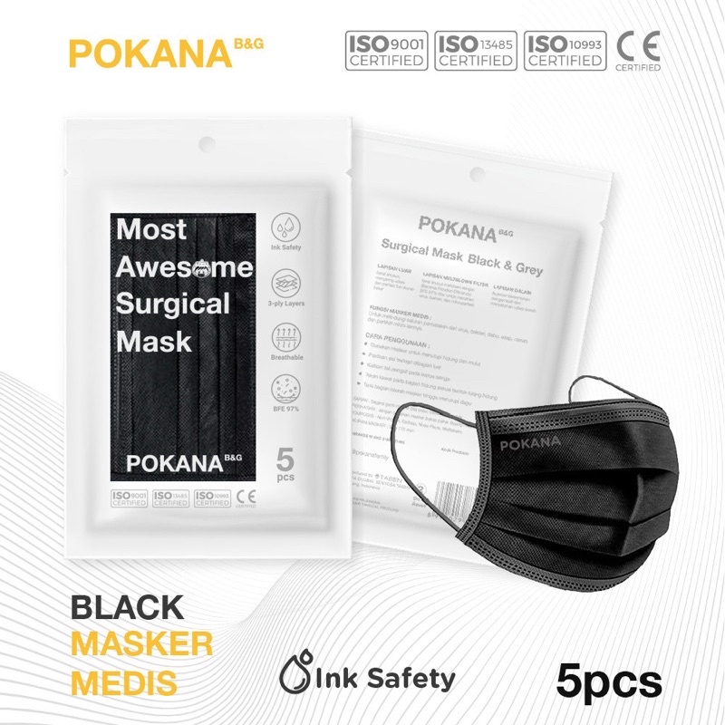 POKANA B&amp;G 4ply earloop Surgical Face Mask