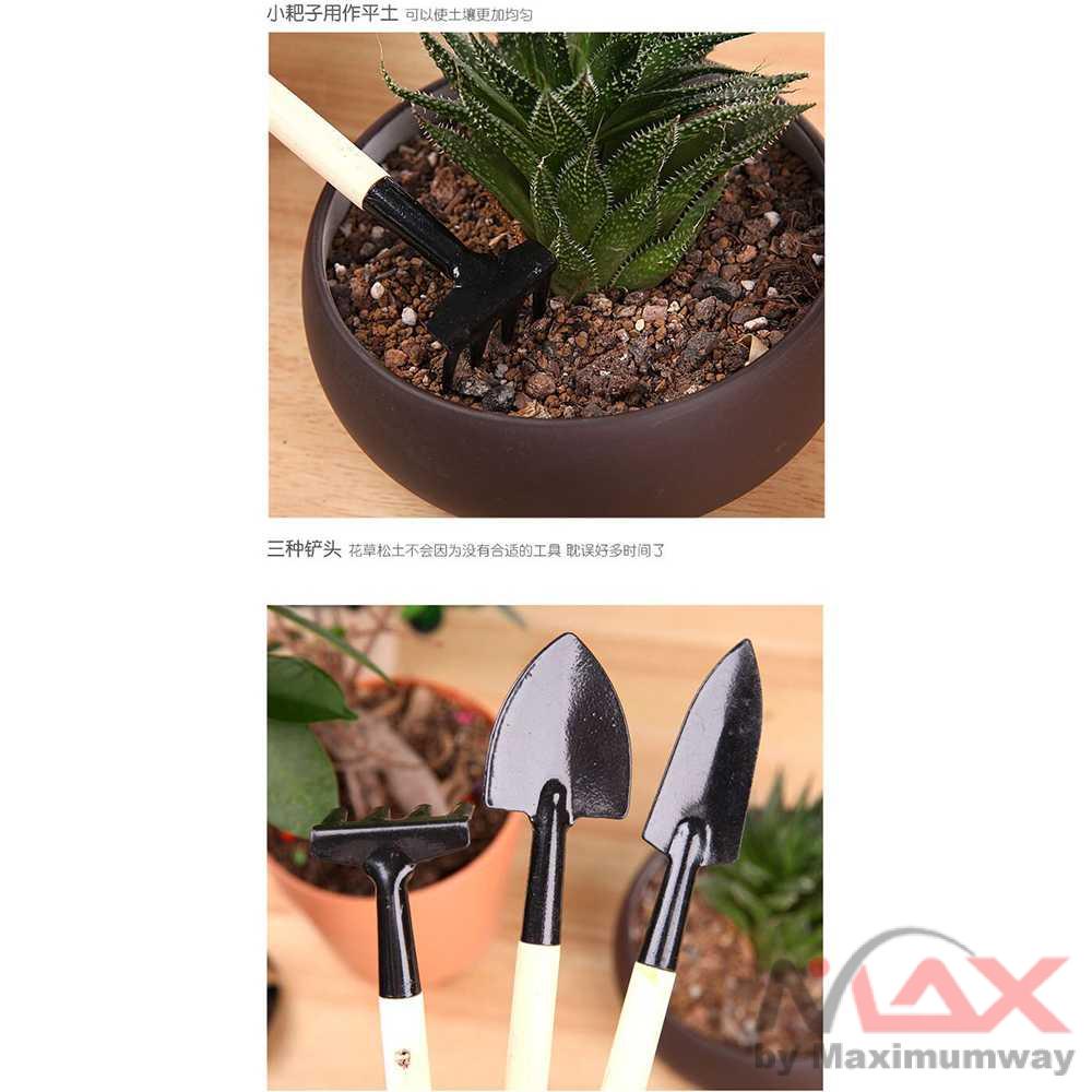 Perawatan Taman &amp; Tumbuhan EPOCH Set Sekop Mini Tanaman Hias Shovel Spade 3 PCS - LXY549 Warna Hitam