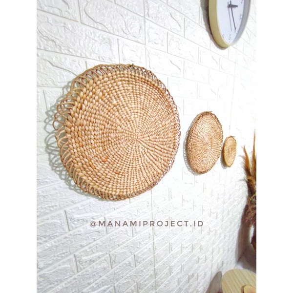 PLACEMAT ECENG GONDOK / PLACEMAT ECENG GONDOK BUNGA / ALAS PIRING / TATAKAN / ECENG GONDOK /kerajina