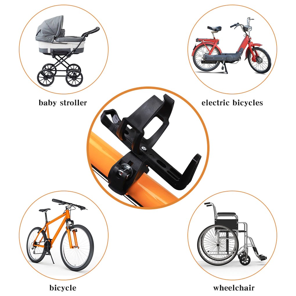 YGRETTE Bicicleta Holder Botol Minum Sepeda MTB 360 Degree Rotating - ET235 - Black