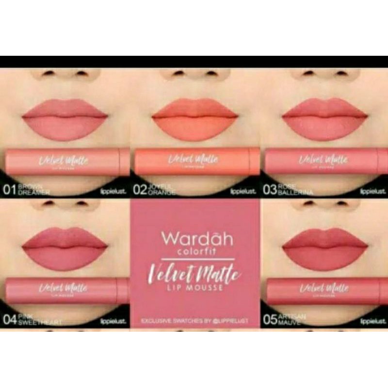 Lipstik wardah velvet
