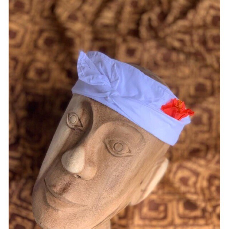 udeng sibak/udeng bali/ udeng putih