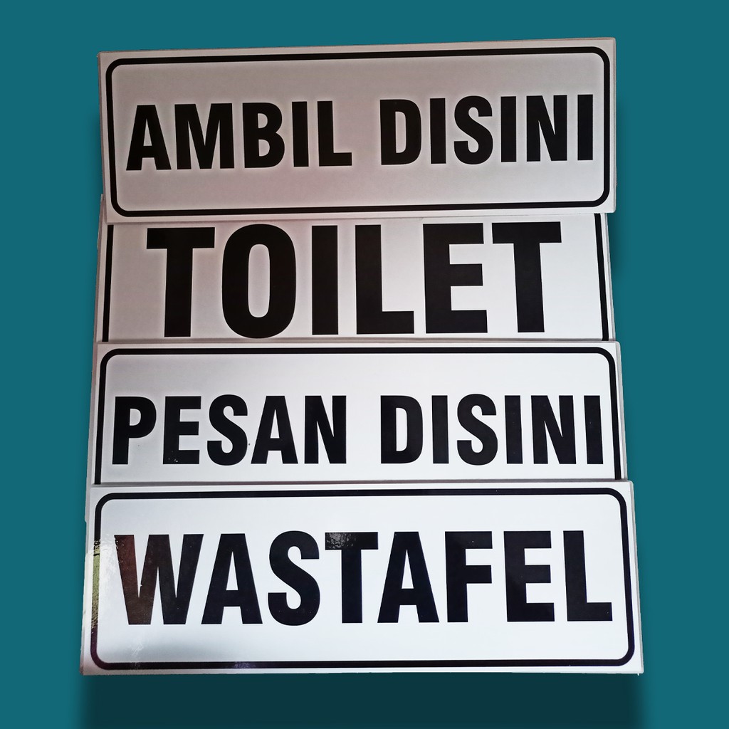 

Sign Board Akrilik 2mm Custom
