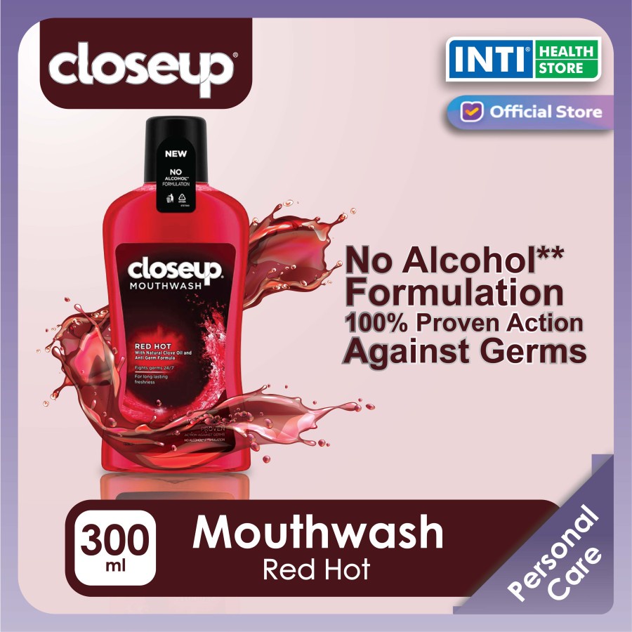 Closeup | Antibacterial Mouthwash / Obat Kumur | 300ml