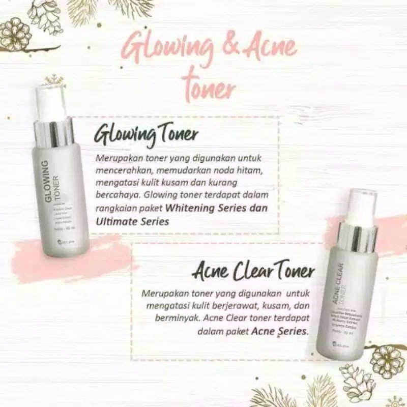 Toner Ms Glow Acne / Toner Ms Glow Glowing