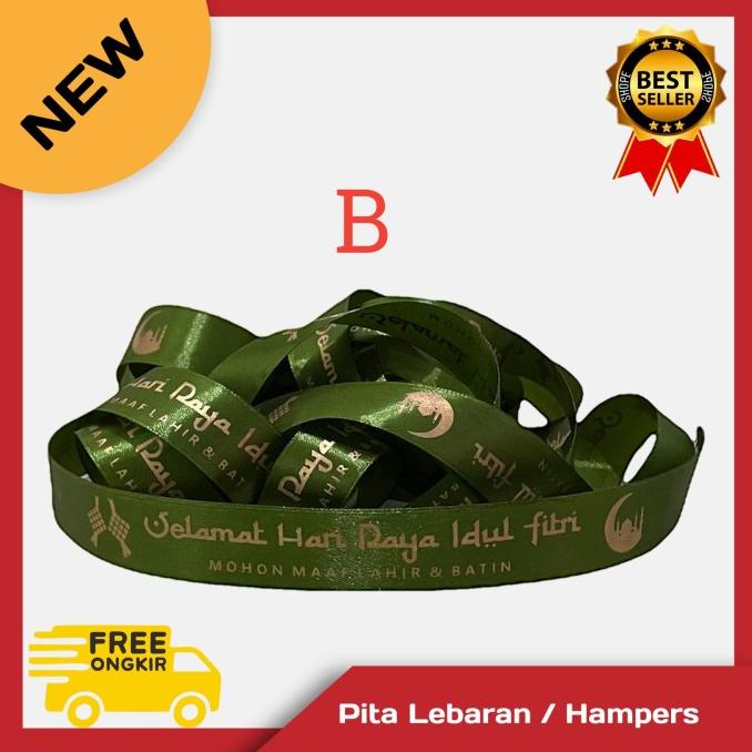 

Premium Product!!! Pita Lebaran / Pita Hampers Lebaran / Pita Parsel - Paling Diminati