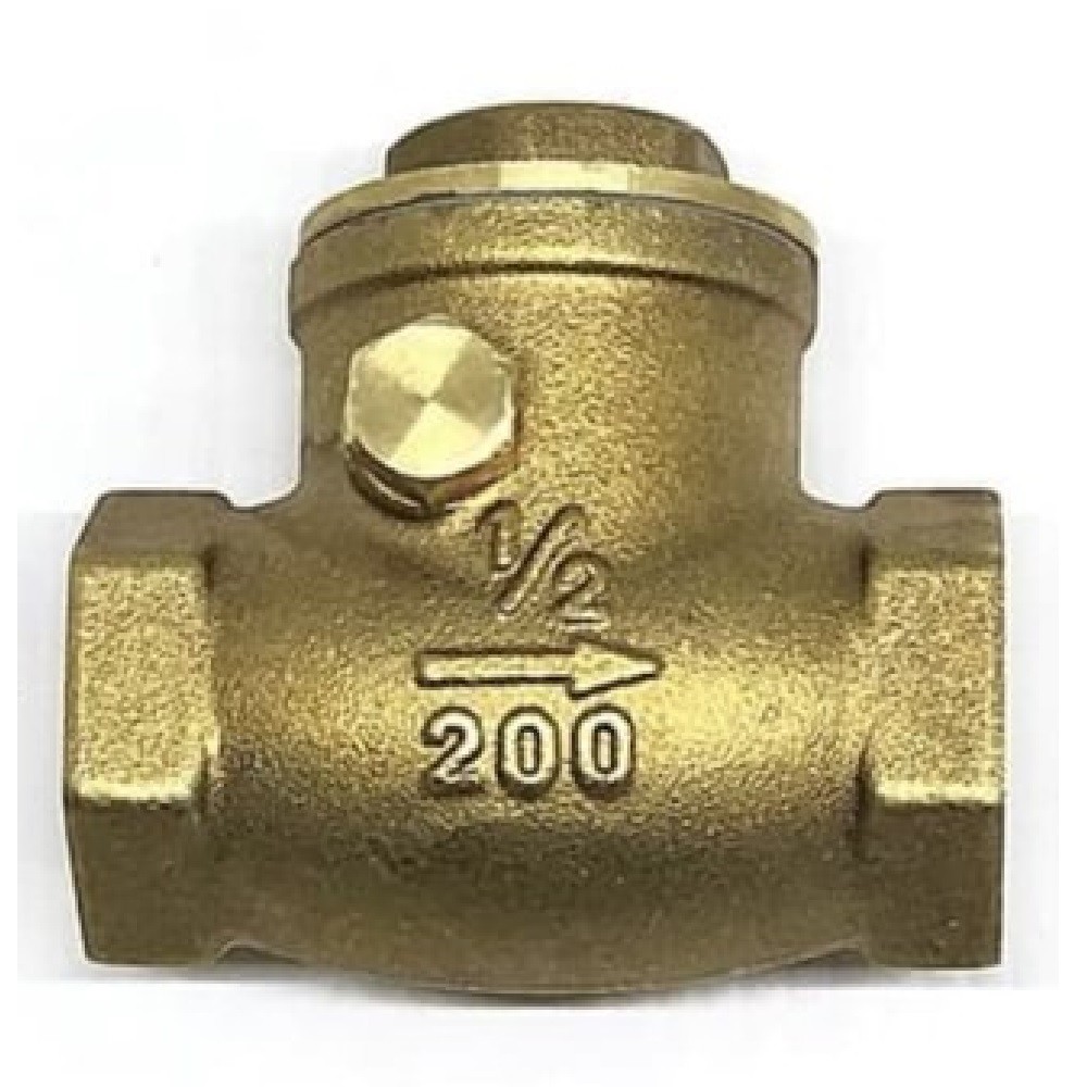 ONDA Check Valve 1/2&quot; Katup Keran Kuningan Metal Brass Swing Check Klep Tabok